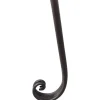Puutarhapenkki 128 cm teräs antiikinruskea