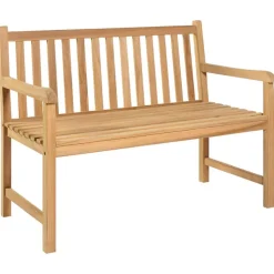 Puutarhapenkki 114 cm, tiikkiä