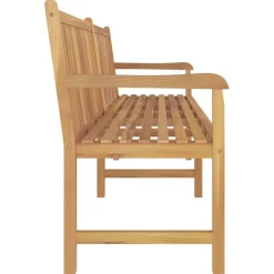 Puutarhapenkki 114 cm, tiikkiä