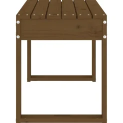 Puutarhapenkki hunajanruskea 80x38x45 cm, mänty