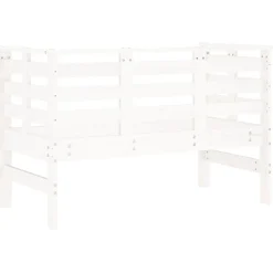 Puutarhapenkki valkoinen 111,5x53x71 cm, mänty