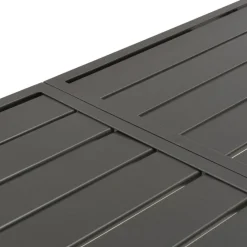 Puutarhapöytä 180x83x72 cm teräs tummanharmaa