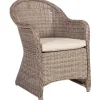 Puutarharyhmä Home4You TOSCANA, 6 tuolia, beige