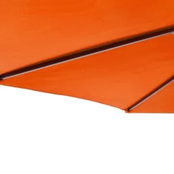 Puutarhavarjo terästanko terrakotta 225x225x212 cm (05063)