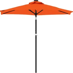 Puutarhavarjo terästanko terrakotta 225x225x212 cm (05063)