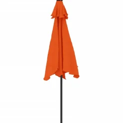 Puutarhavarjo terästanko terrakotta 225x225x212 cm (05063)