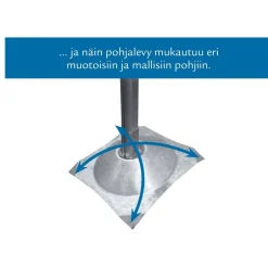 Pylväslaituri Savorak Suorapääty 5m irto-osina