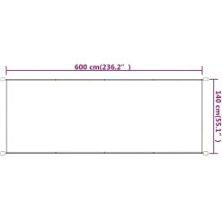 Pystymarkiisi 60-180 x 600-1200cm, Oxford-kangas, eri kokoja ja värejä
