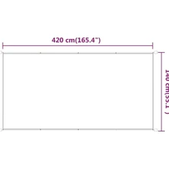 Pystymarkiisi 60x270 cm Oxford-kangas sininen