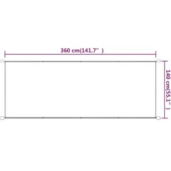 Pystymarkiisi 60x270 cm Oxford-kangas sininen