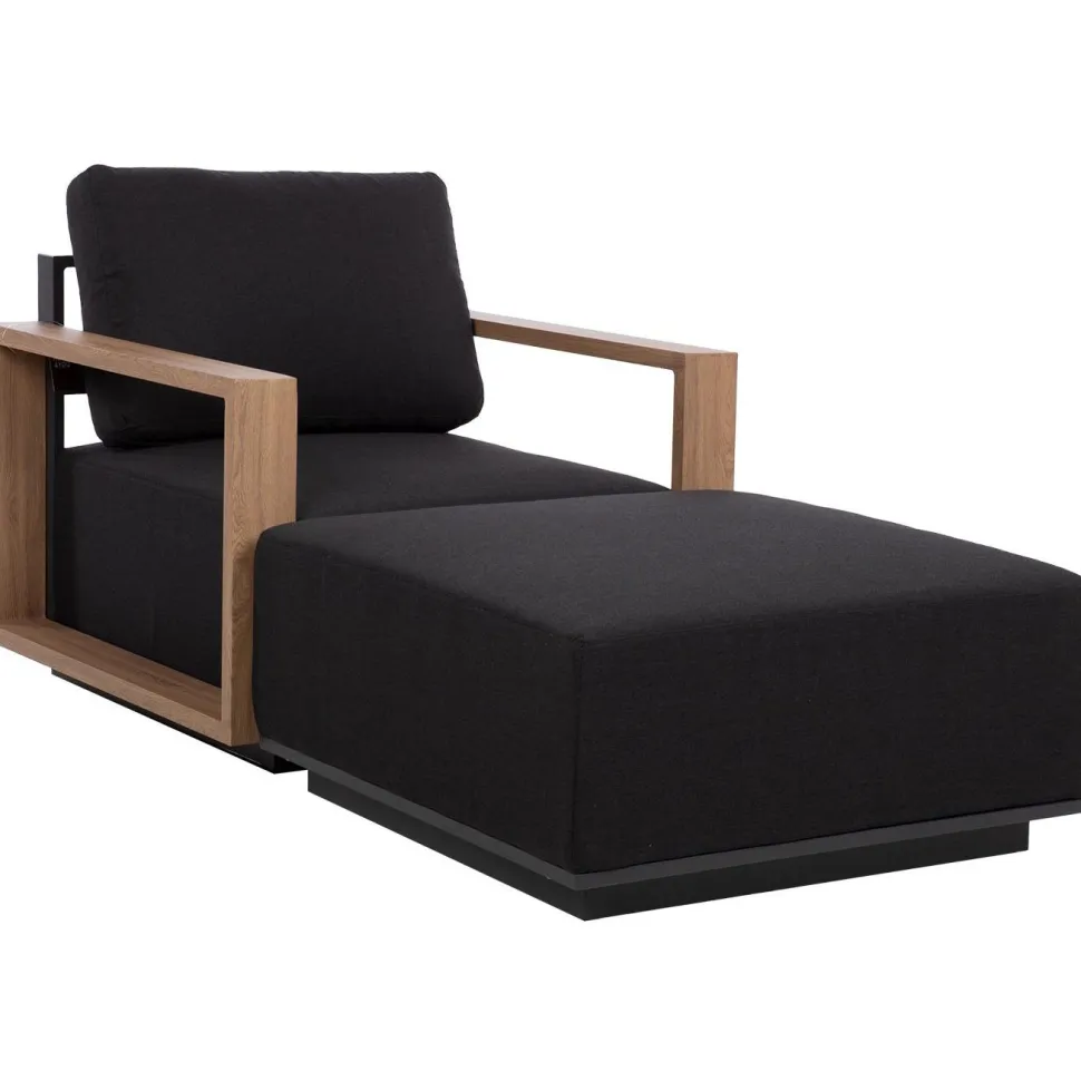 Rahi Home4You FULLER 83x83xK42 cm, tummanharmaa