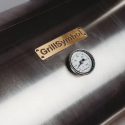 Savustusgrilli GrillSymbol Smoky Beast Silver, 65x165x160cm