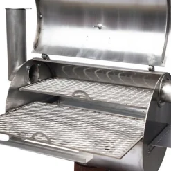 Savustusgrilli GrillSymbol Smoky Beast Silver, 65x165x160cm