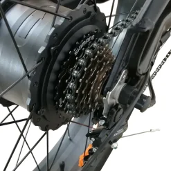 Sähkömaastopyörä Swoop Fatbike Striker, 26x4", 7 vaihdetta, musta