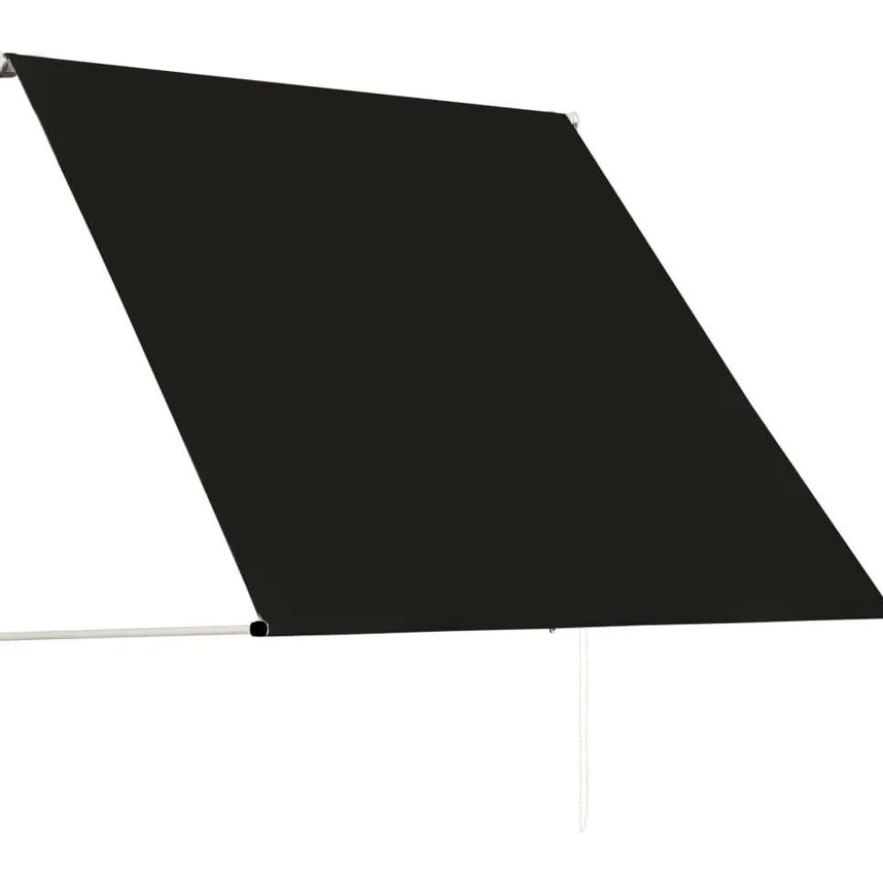 Sisäänkelattava markiisi 150x150 cm antrasiitti