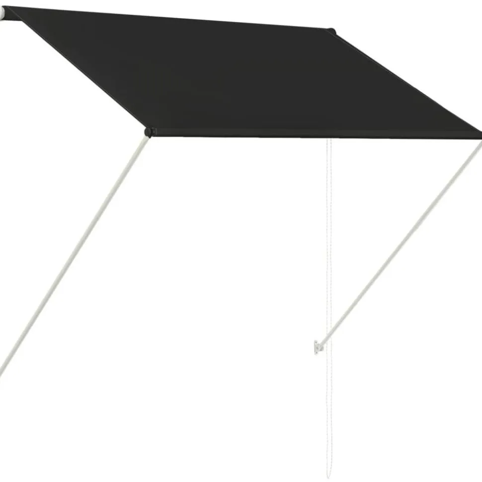 Sisäänkelattava markiisi 150x150 cm antrasiitti
