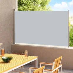 Sisäänvedettävä terassin sivumarkiisi 220x300 cm antrasiitti