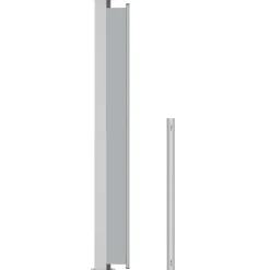 Sisäänvedettävä terassin sivumarkiisi 220x500 cm antrasiitti