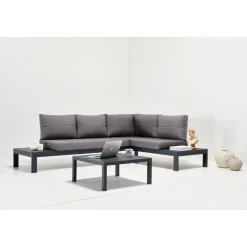 Sohvaryhmä Linento Garden Verona Alm, 3-istuttava, harmaa