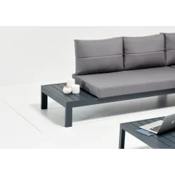 Sohvaryhmä Linento Garden Verona Alm, 3-istuttava, harmaa