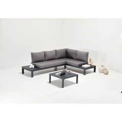 Sohvaryhmä Linento Garden Verona Alm, 3-istuttava, harmaa