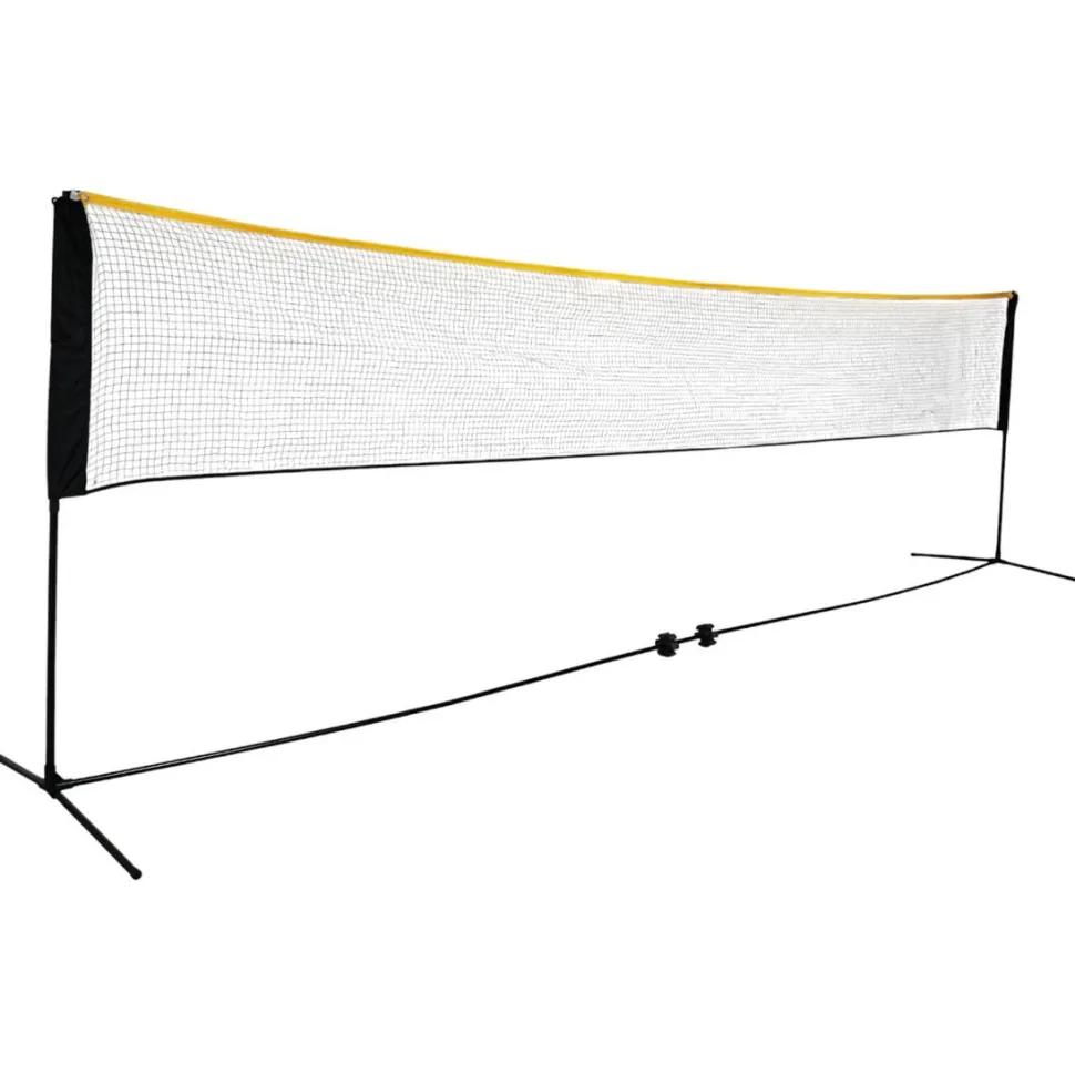 Sulkapalloverkko React Korkeus Säädettävä, sis. kantolaukku ja maakiilat, 500x80 cm