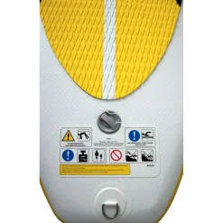 SUP-lautasetti Fiji 300cm valkoinen/keltainen