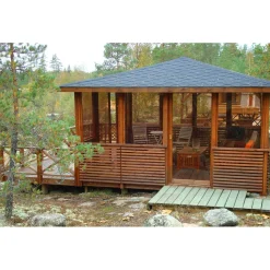 Terassielementti Aitakehys suora T03 vihreä