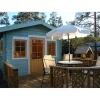 Terassielementti Laatta T02 900x900 mm 4 tukirimaa vihreä