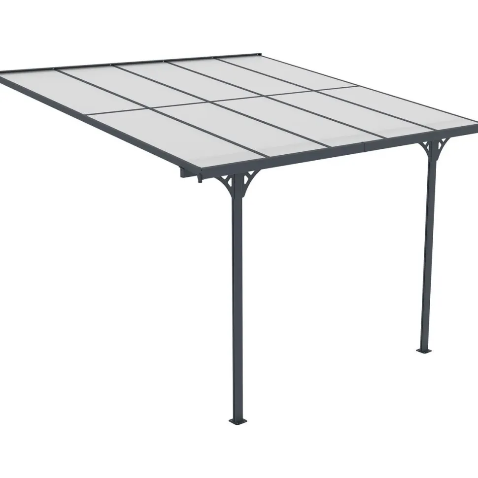 Terassikatos Fornorth 313x300x225-270cm harmaa