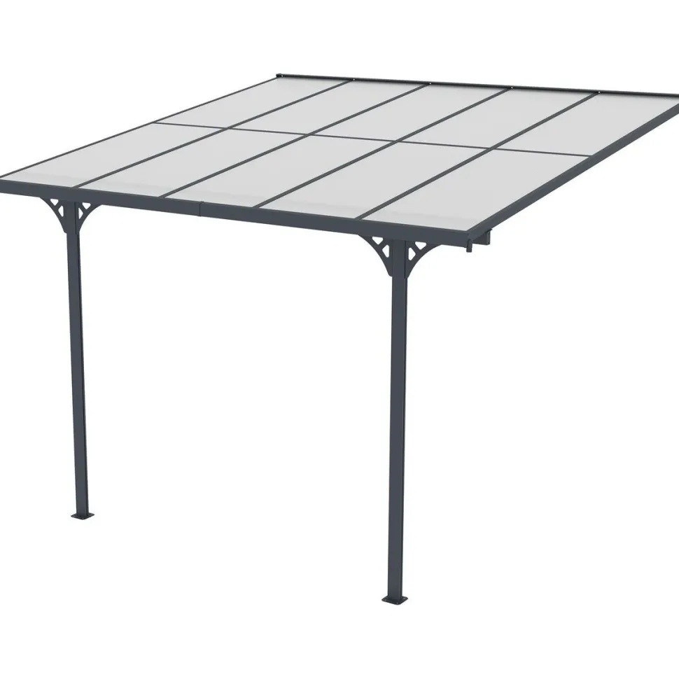 Terassikatos Fornorth 313x300x225-270cm harmaa