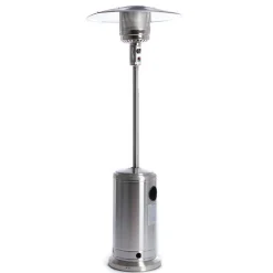 Terassilämmitin Fornorth Cylinder, 13kW kaasukäyttöinen, rosteri