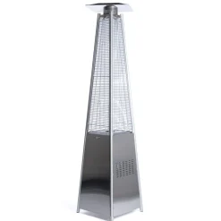 Terassilämmitin Fornorth Pyramid, 13kW kaasukäyttöinen, rosteri