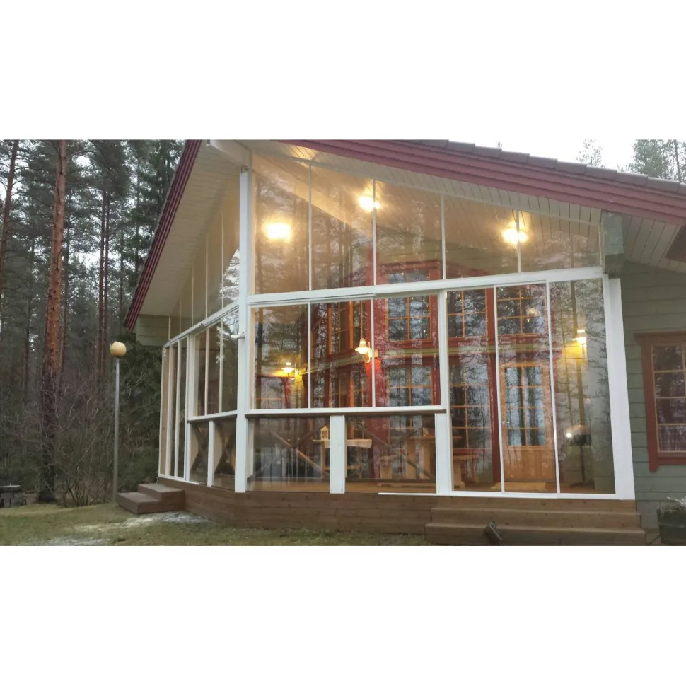 Terassin liukuovi Maakunnan Lasi 3 osaa eri värejä mittatilaus