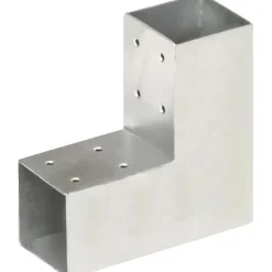 Tolppaliitin L-muoto galvanoitu metalli 71x71mm