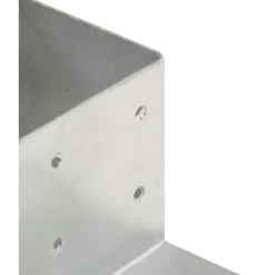 Tolppaliitin L-muoto galvanoitu metalli 81x81mm