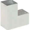 Tolppaliitin L-muoto galvanoitu metalli 91x91mm