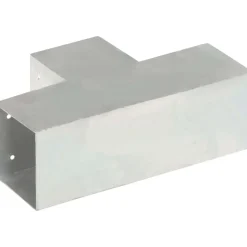 Tolppaliitin T-muoto galvanoitu metalli 101x101mm