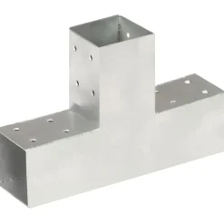 Tolppaliitin T-muoto galvanoitu metalli 71x71mm