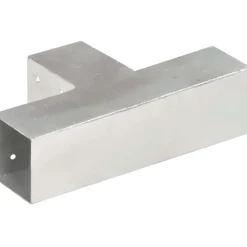 Tolppaliitin T-muoto galvanoitu metalli 71x71mm