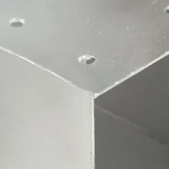 Tolppaliittimet 4kpl X-muoto galvanoitu metalli 91x91mm