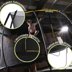 Trampoliini Stratos Ø3.05m turvaverkolla