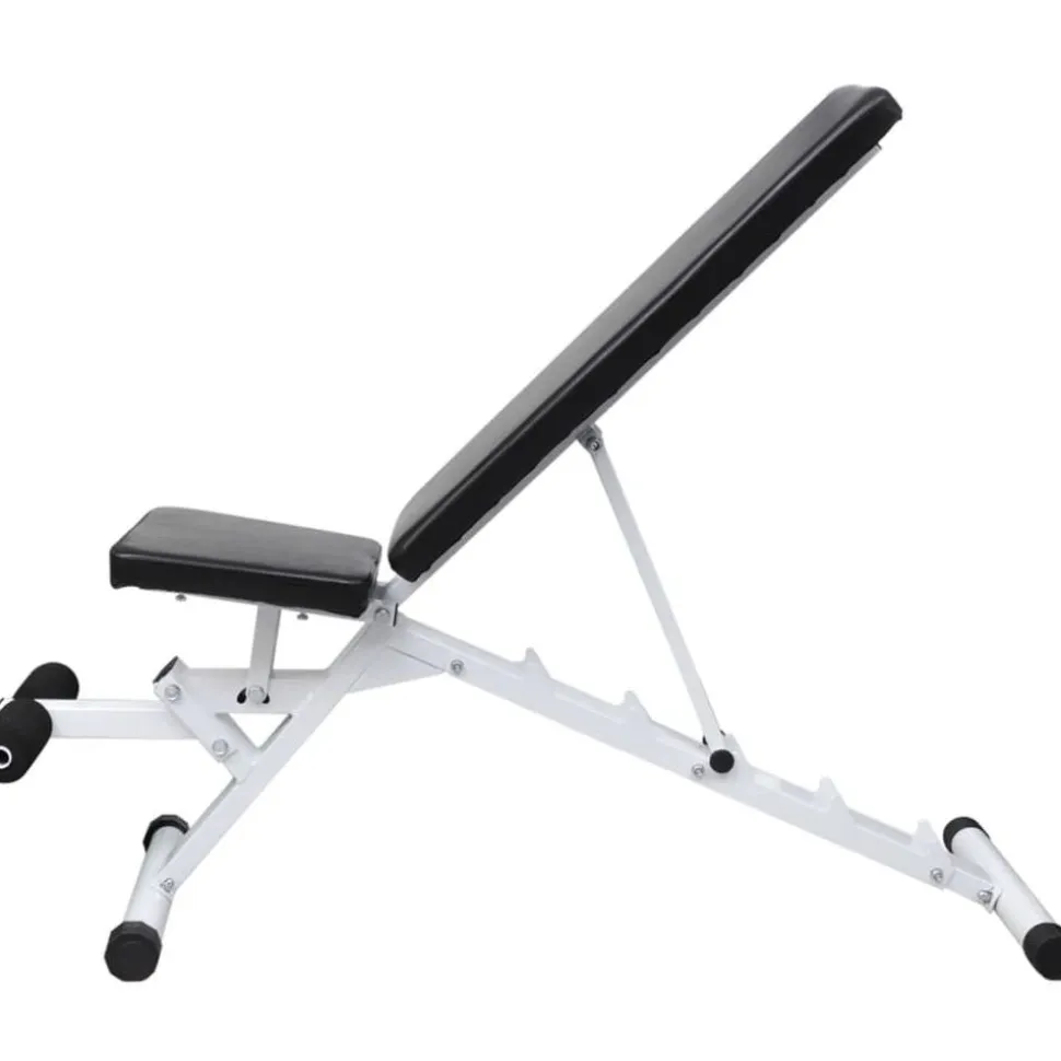 Treenipenkki levytanko- ja käsipainosarjalla, 60.5kg, 47.5x41x133cm