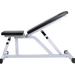 Treenipenkki levytanko- ja käsipainosarjalla, 30.5kg, 115x47x116cm