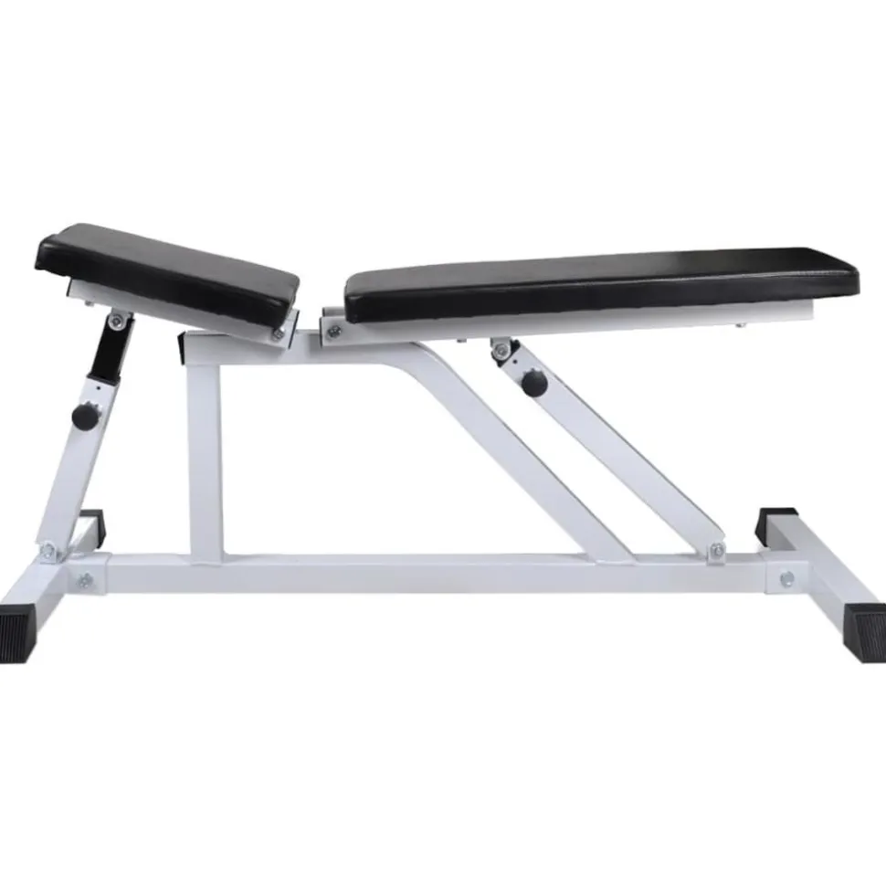 Treenipenkki levytanko- ja käsipainosarjalla, 30.5kg, 115x47x116cm