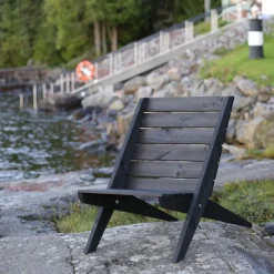 Tuoli EcoFurn Granny mänty musta