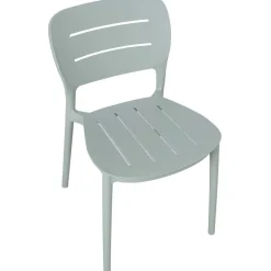 Tuoli Home4You MANGO 42,5x53,5xK79 cm, vihertävänharmaa muovi