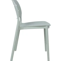 Tuoli Home4You MANGO 42,5x53,5xK79 cm, vihertävänharmaa muovi