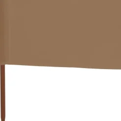 Tuulensuojakangas 9 paneelilla 1200x80 cm hiekan valkoinen