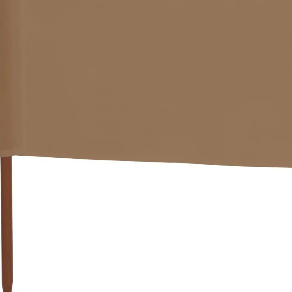 Tuulensuojakangas 9 paneelilla 1200x80 cm hiekan valkoinen